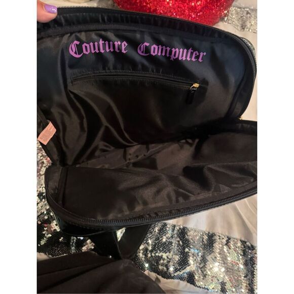 Vintage OG strawberry:fruit juicy couture laptop/computer messanger bag w/strap - Picture 7 of 8
